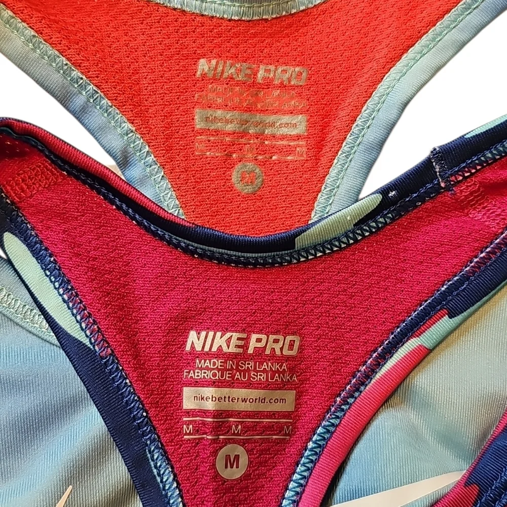NIKE Pro Dri-Fit Non-Padded Sport Bras. Women's Size: Medium.